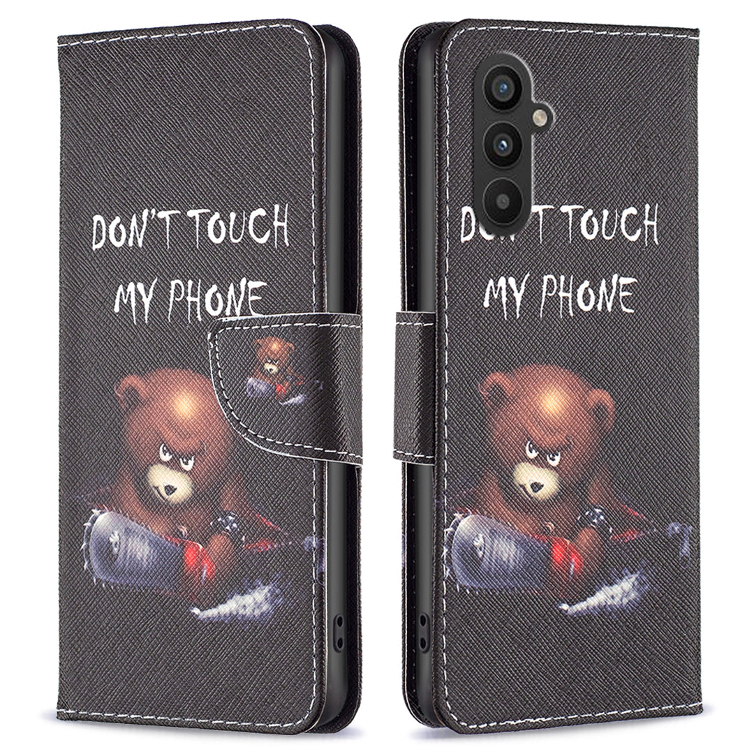 Til Samsung Galaxy A25 5G mønsterudskrivning Flip-etui PU-læderstativ Pungtelefoncover Til Samsung Galaxy A25 5G mønsterudskrivning Flip-etui PU-læderstativ Pungtelefoncover